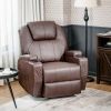 Massage Recliner Chair with Lumbar Heating Function