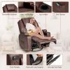 Massage Recliner Chair with Lumbar Heating Function