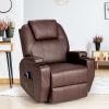 Massage Recliner Chair with Lumbar Heating Function