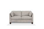 Matias Loveseat; Dusty White Leather YJ