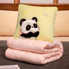 Three-dimensional Pillow Quilt Dual-use Two-in-one (Option: Panda-35X35cm)