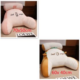 Sofa Fluffy Cushion Luncheon Pillow Triangle Reading Cushion Bedside Soft Large Backrest Lumbar Cushion Office Chair Cushion (Option: Set49)