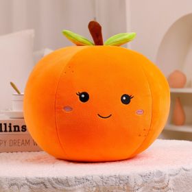 Cartoon Fruit Water Pillow Plush Toy (Option: 35cm Orange-Size As Shown In The Picture)