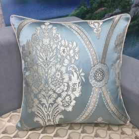 European Style Living Room Sofa Pillow Cover (Option: Light Blue-60X60CM Without Core)