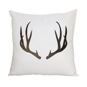 Nordic Style Animal Pattern Peach Skin Fabric Fabric Pillow Cover (Option: 2 Style-45x45cm)