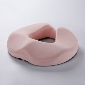 Office Hollow Breathable Seat Cushion (Option: Pink-420x375x95mm)