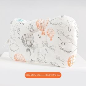 Newborn Infant Anti-deviation Head Baby Pillow (Option: Hot Air Balloon)