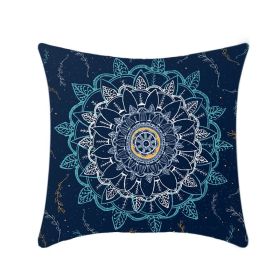 Retro Ethnic Style Mandala Pillow Cover (Option: 01p011 Style-45x45cm)