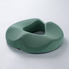 Office Hollow Breathable Seat Cushion (Option: Green-420x375x95mm)