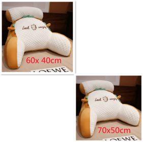 Sofa Fluffy Cushion Luncheon Pillow Triangle Reading Cushion Bedside Soft Large Backrest Lumbar Cushion Office Chair Cushion (Option: Set46)