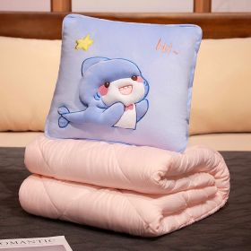 Three-dimensional Pillow Quilt Dual-use Two-in-one (Option: Shark-35X35cm)