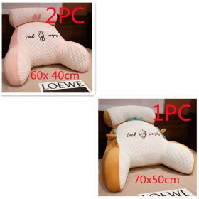 Sofa Fluffy Cushion Luncheon Pillow Triangle Reading Cushion Bedside Soft Large Backrest Lumbar Cushion Office Chair Cushion (Option: Set8)