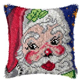 Diy Handmade Christmas Cushion Wool Embroidered Pillow Material Package (Option: BZ650-English Color Printing)