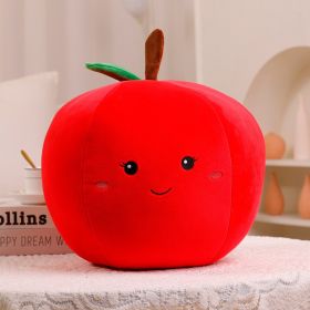 Cartoon Fruit Water Pillow Plush Toy (Option: 35cm Apple-Size As Shown In The Picture)