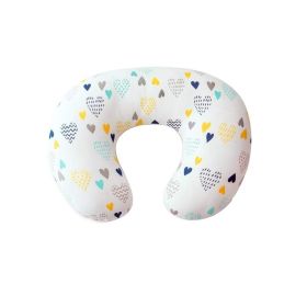 Baby Feeding Pillow Pillowcase Elastic U-shaped Breastfeeding (Option: A126 Multi Color Love-50x38x17CM)