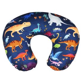 Baby Feeding Pillow Pillowcase Elastic U-shaped Breastfeeding (Option: A126 Color Dinosaur-50x38x17CM)