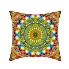 Retro Ethnic Style Mandala Pillow Cover (Option: 01p013 Style-45x45cm)