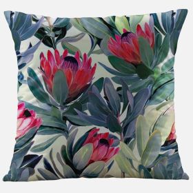 Nordic Style Plant Flower Pillow Waist Pillowcase (Option: 9Style-45x45cm)