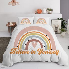 Fashion Pastel Bedding Three-piece Set (Option: XQ 2-135x200cm)