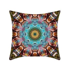 Retro Ethnic Style Mandala Pillow Cover (Option: 01p01 Style-45x45cm)