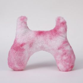 Pet Pillow Super Soft Tie-dyed Plush Cat Supplies Pet Products (Option: Little Devil Style Pink)