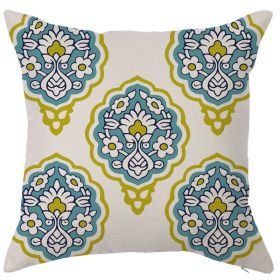 Modern Style Simple Atmospheric Geometric Linen Pillow Cover (Option: 3 Style-45x45cm)