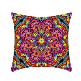 Retro Ethnic Style Mandala Pillow Cover (Option: 01p016 Style-45x45cm)