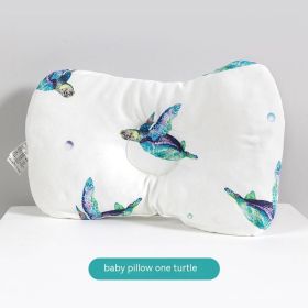 Newborn Infant Anti-deviation Head Baby Pillow (Option: Turtle Baby)