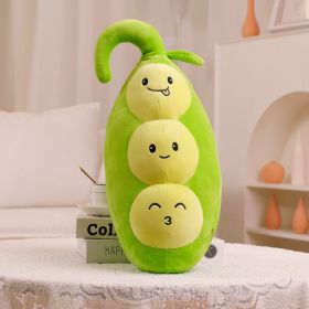 Cartoon Fruit Water Pillow Plush Toy (Option: 48cm Peas-Size As Shown In The Picture)