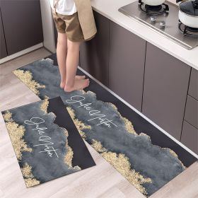 Kitchen Entrance Floor Mat Non Slip Long Strip Geometry Pattern Bathroom Rug (Main Color: Style 2, size: 40 x 120 cm)