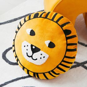 Original Design Modern Minimalist Lion Pillow Cover (Option: 45x45cm Without Core-Yellow Lion)