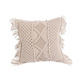 Braid Rope Tassel Hand-woven Pillow (Option: Pillow A-45x45cm)