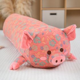 Three-layer Gauze Removable And Washable Multifunctional Pig-shaped Throw Pillow Doll (Option: Pink Pig-110cm Cannot Be Removed)