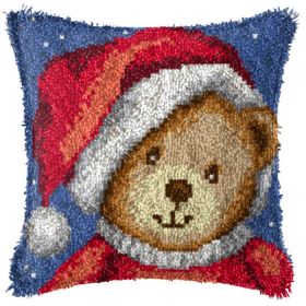 Diy Handmade Christmas Cushion Wool Embroidered Pillow Material Package (Option: BZ802-English Color Printing)