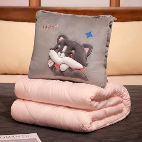 Three-dimensional Pillow Quilt Dual-use Two-in-one (Option: Husky-35X35cm)