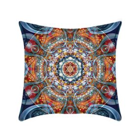 Retro Ethnic Style Mandala Pillow Cover (Option: 01p015 Style-45x45cm)