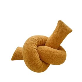 Special-shaped Pillow Sofa Cushion Long Bedside Soft Cushion (Option: Twist Turmeric-See Details)