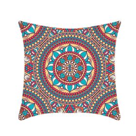 Retro Ethnic Style Mandala Pillow Cover (Option: 01p017 Style-45x45cm)