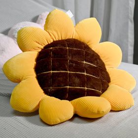 Sunflower Pillow Sofa Living Room Car Cushion Nap (Option: Sunflower-68CM)